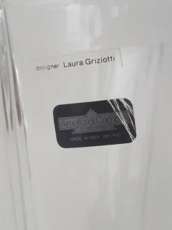 Eiskübel aus Kristallglas von Laura Griziotti für Arnolfo Di Cambio, 2000er