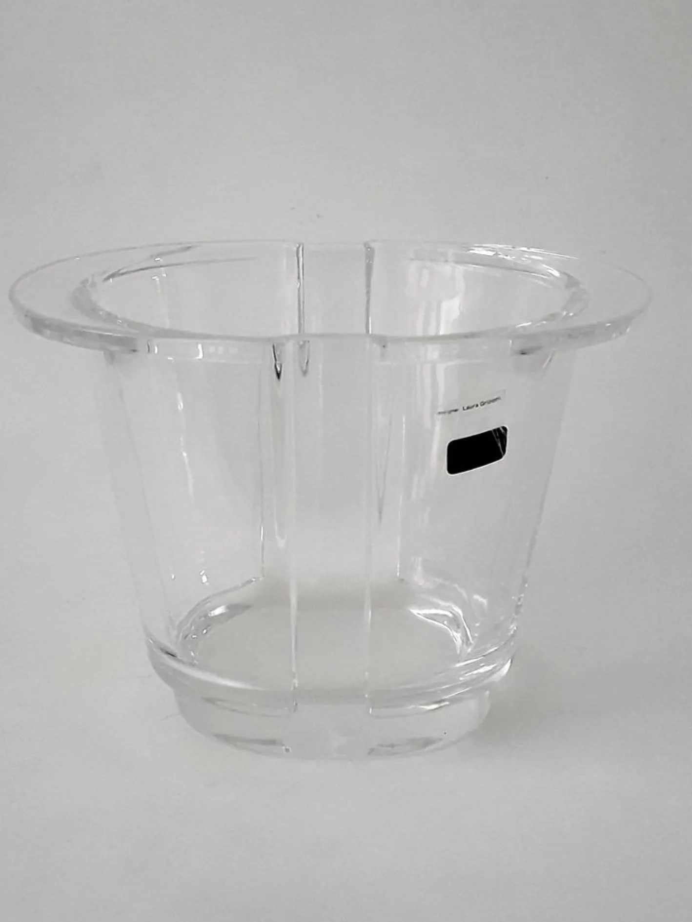 Eiskübel aus Kristallglas von Laura Griziotti für Arnolfo Di Cambio, 2000er