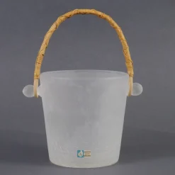 Eiskübel aus Milchglas von Gunnar Ander für Lindshammar, 1960er