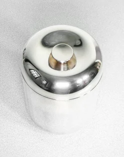 Eiskübel aus versilbertem Metall