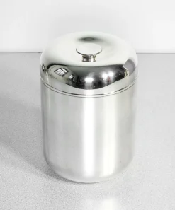 Eiskübel aus versilbertem Metall