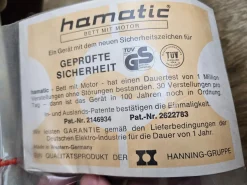 Elektrisches Vintage Doppelbett, 1970er