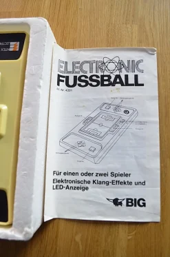 Elektronisches Fußballspiel für Firma BiG, 1970er