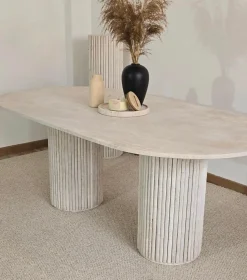 Elena Esstisch aus Travertinstein von Stonemarble