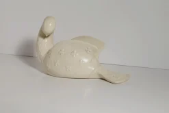 Elfenbeinfarbene Beswick Dove Vase aus Keramik, 1950er