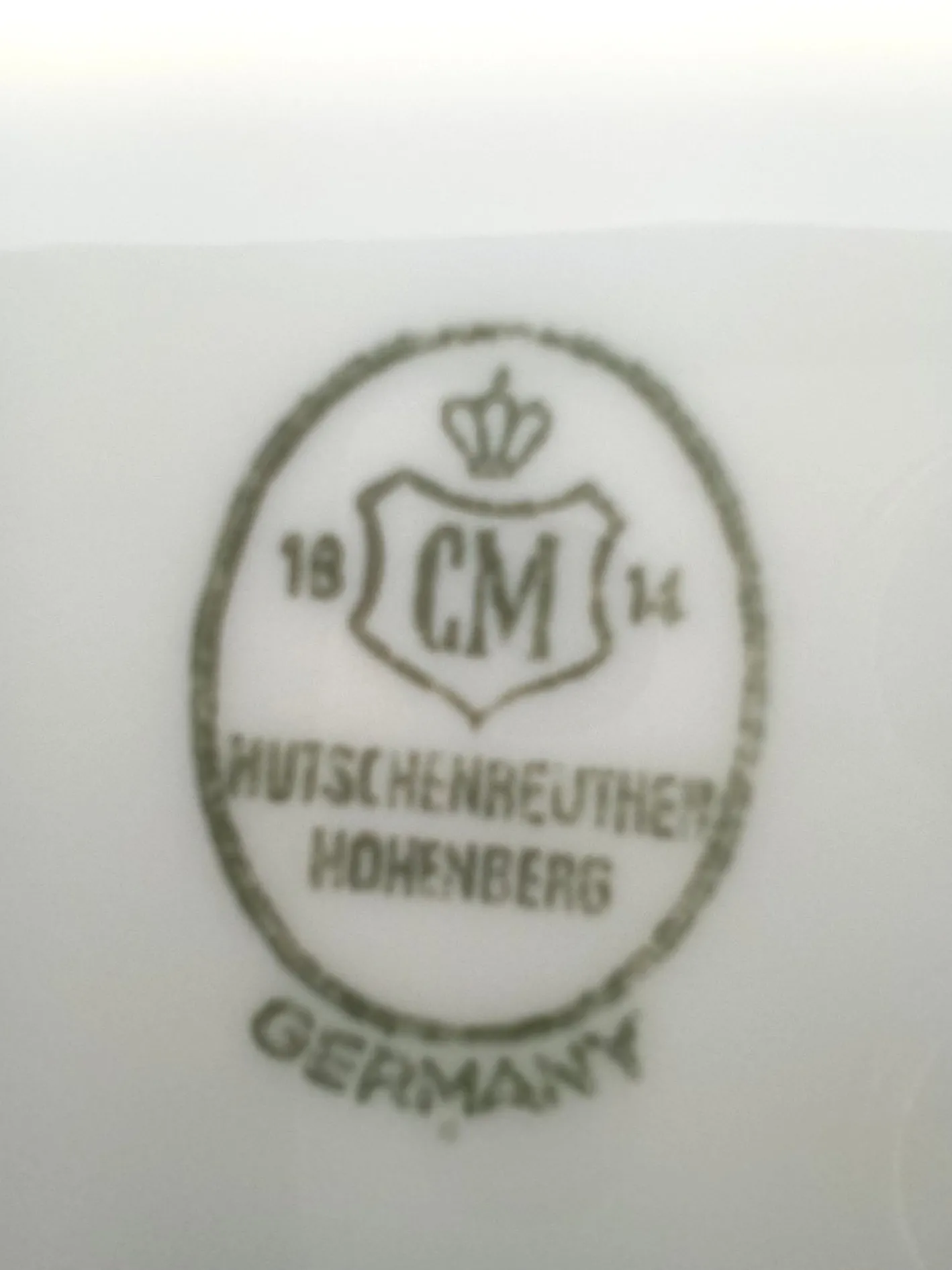 Elf Kaffeetassen aus Porzellan & Reingold von Hutschenreuther, Deutschland, 1960er, 22 Set