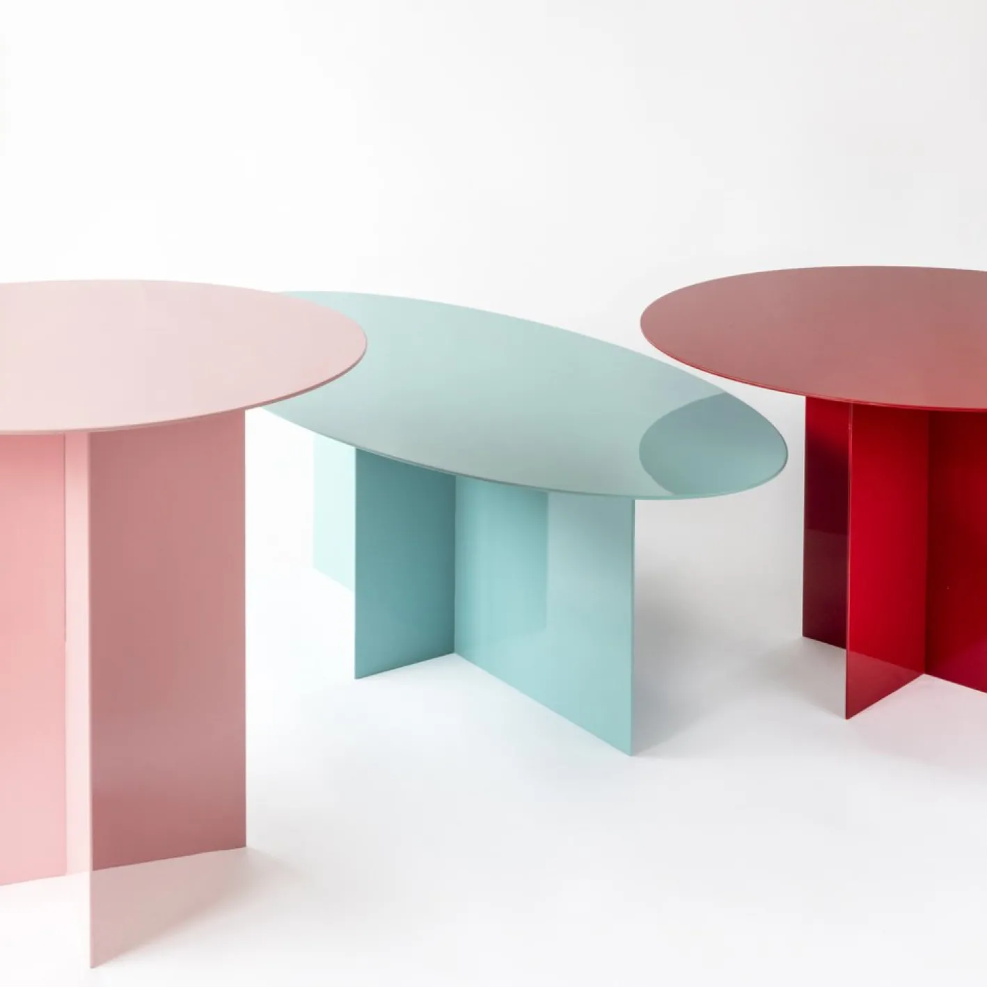 Elliptischer Across Couchtisch von Claudia Pignatale für Secondome