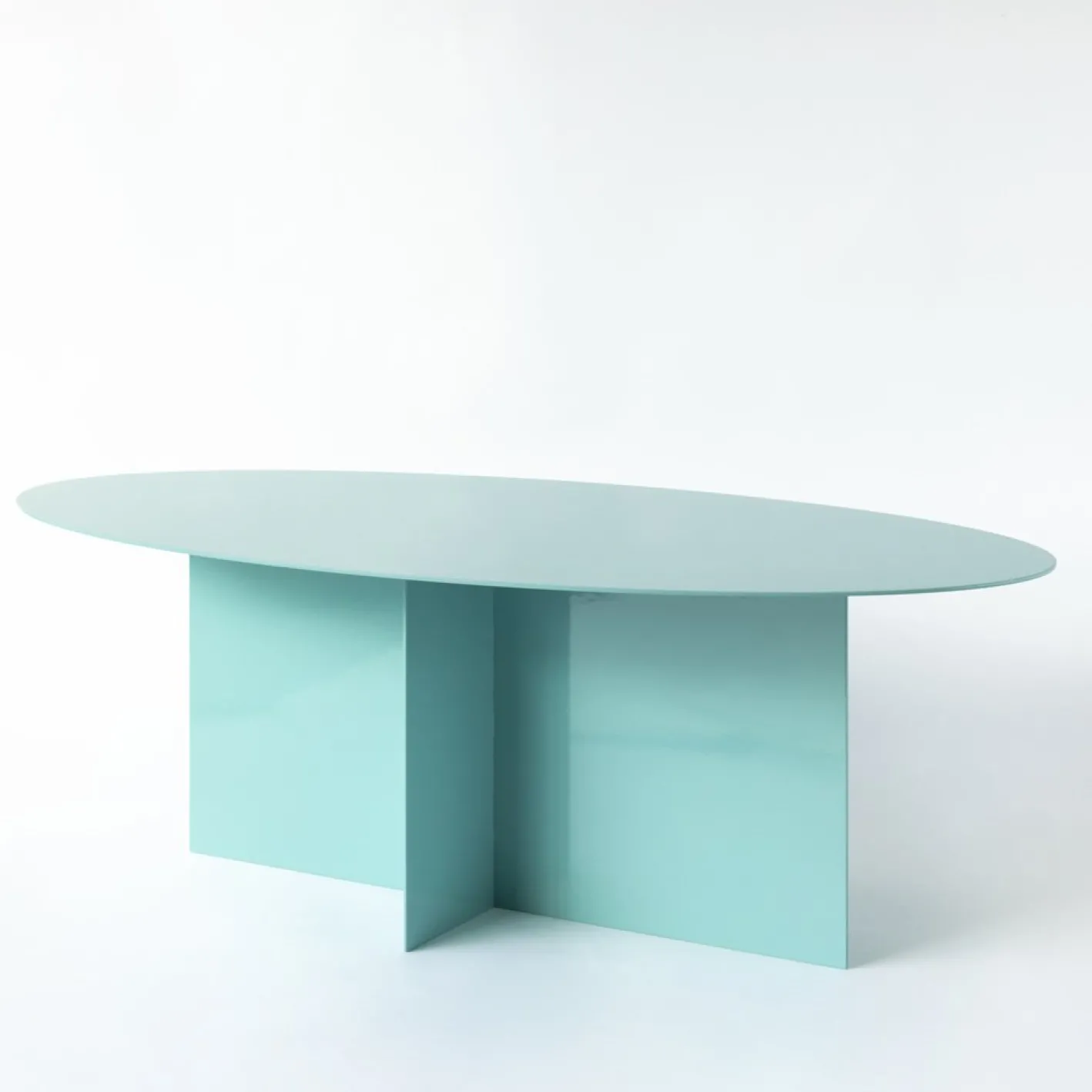Elliptischer Across Couchtisch von Claudia Pignatale für Secondome
