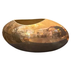 Elliptische Vintage Vase von Lino Sabattini, 1970er