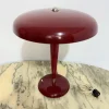 Emaillierte Metall und Messing Schreibtischlampe mit Drei Leuchten im Stil von Elio Martinelli, 1950