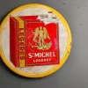 Emailliertes Schild für St Michel Cigarettes, 1953
