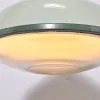 Emaillierte Vintage Hängelampe, 1950er
