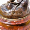 Emile Picault, Victoria, Bronzeskulptur, Ende 19. Jh.