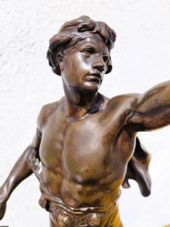 Emile Picault, Victoria, Bronzeskulptur, Ende 19. Jh.