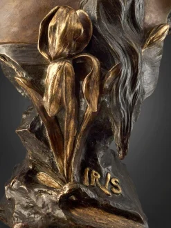 Emmanuel Villanis, Iris, 1890er, Bronze auf Marmorsockel