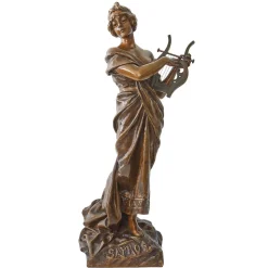 Emmanuel Villanis, Sappho, 1890er-1910er, Bronze