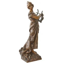 Emmanuel Villanis, Sappho, 1890er-1910er, Bronze