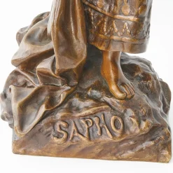 Emmanuel Villanis, Sappho, 1890er-1910er, Bronze
