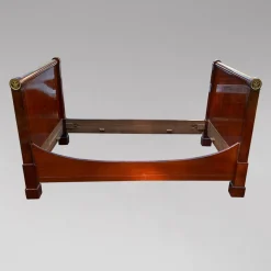 Empire Bett aus Mahagoni