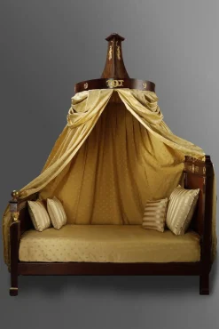 Empire Bett mit Baldachin, 1810