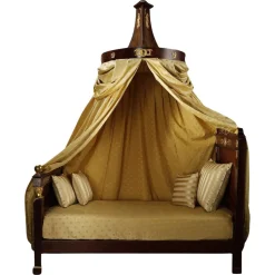Empire Bett mit Baldachin, 1810