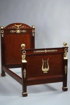 Empire Bett mit Baldachin, 1810