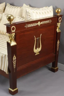 Empire Bett mit Baldachin, 1810