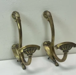 Empire Bronze Kleiderhaken, 1850er, 5er Set