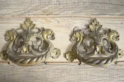 Empire Griffe aus Bronze, 1840er, 2 . Set