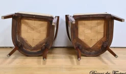 Empire Wohnzimmer Set aus gebeizter Buche, frühes 20. Jh. von J&J Kohn, 1890er, 3er Set