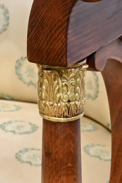 Empire Wohnzimmer Set aus gebeizter Buche, frühes 20. Jh. von J&J Kohn, 1890er, 3er Set