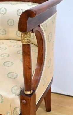Empire Wohnzimmer Set aus gebeizter Buche, frühes 20. Jh. von J&J Kohn, 1890er, 3er Set