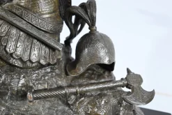 Endpendel aus Marmor & Bronze von Viel & Delrue