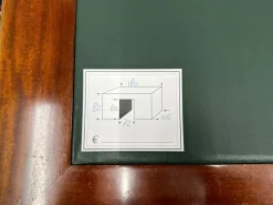 Englischer Chesterfield Partnerdesk-Schreibtisch