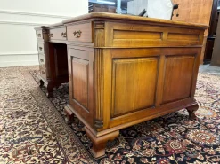 Englischer Chesterfield Partnerdesk-Schreibtisch