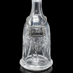 Englischer Mid-Century Port Dekanter aus Glas, 1950er