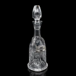 Englischer Mid-Century Port Dekanter aus Glas, 1950er
