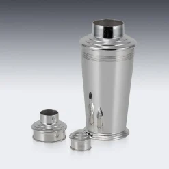 Englischer Versilberter Art Deco Cocktail Shaker, 20. Jh., 1965