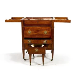 Englischer William IV Friseurschrank aus Mahagoni, 19. Jh