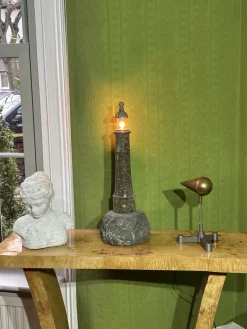 Englische Serpentine Lighthouse Lampe aus den 1930er Jahren von Unknown für Unknown, 1920er