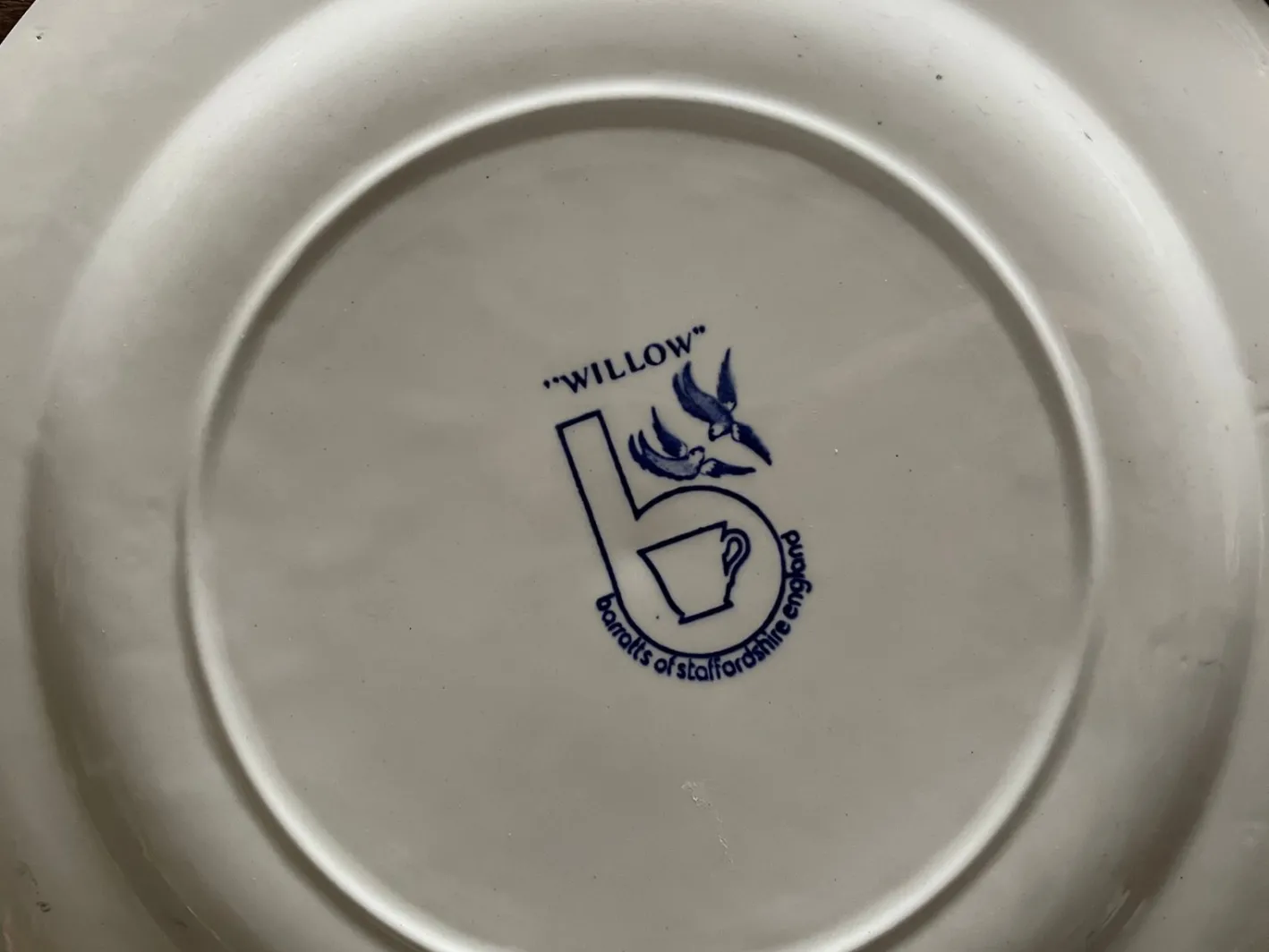 Englisches Steingut Tafelservice von Willow Barratts of Staffordshire, 1970, 7 . Set