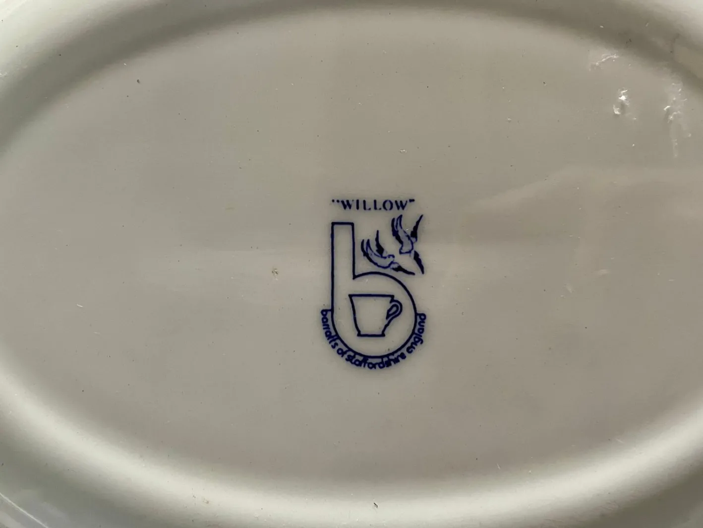 Englisches Steingut Tafelservice von Willow Barratts of Staffordshire, 1970, 7 . Set