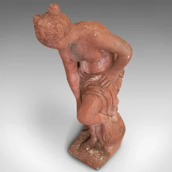 Englische Vintage Gartenstatue aus rekonstituiertem Stein, 1970er