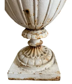 Englische Vintage Urnen aus Gusseisen, 1890, 2er Set