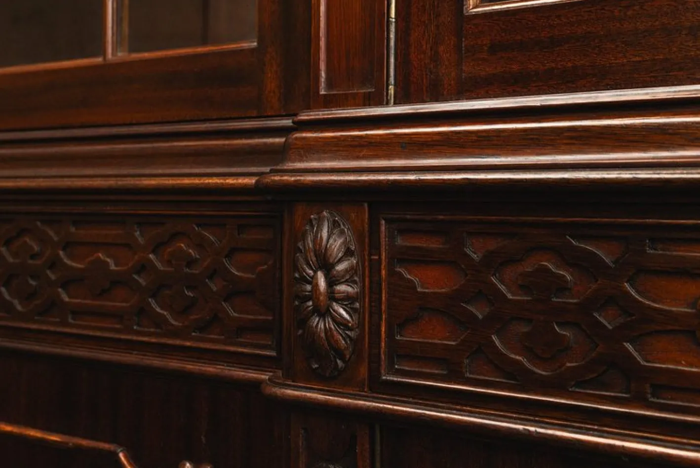 English Style Bookcase in Mahogany, Early 20th Century