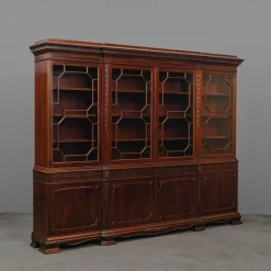 English Style Bookcase in Mahogany, Early 20th Century