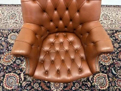 English Wade Chesterfield Schreibtischsessel
