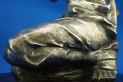 Enrico Bartoli, Skulptur der Mutterschaft, 1800er, Keramik in Silber