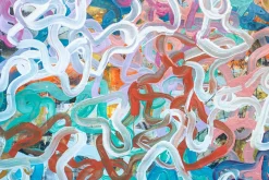 Enric Servera, Deep Shoal, 2024, Acryl auf Papier