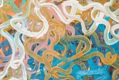 Enric Servera, Deep Shoal, 2024, Acryl auf Papier
